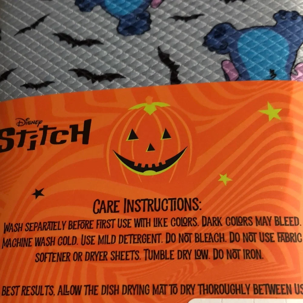 Disney STITCH Halloween Drying Mats